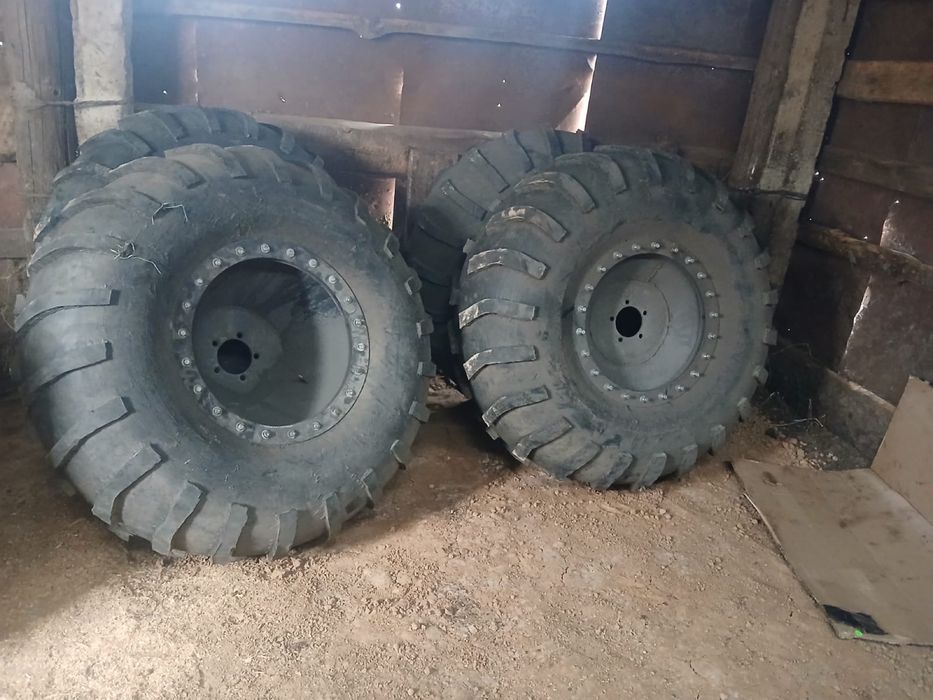 Продам комплект самодельных колёс для вездехода.
