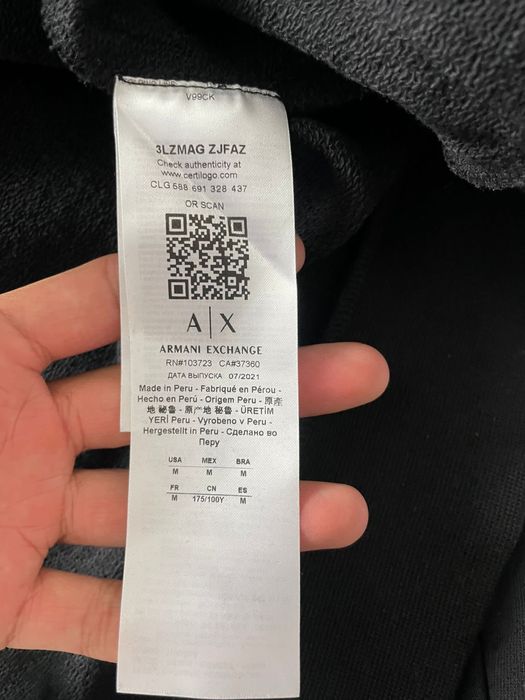 Hanorac Armani Exchange noi ,albe  original!S,M,L,XL,XXL