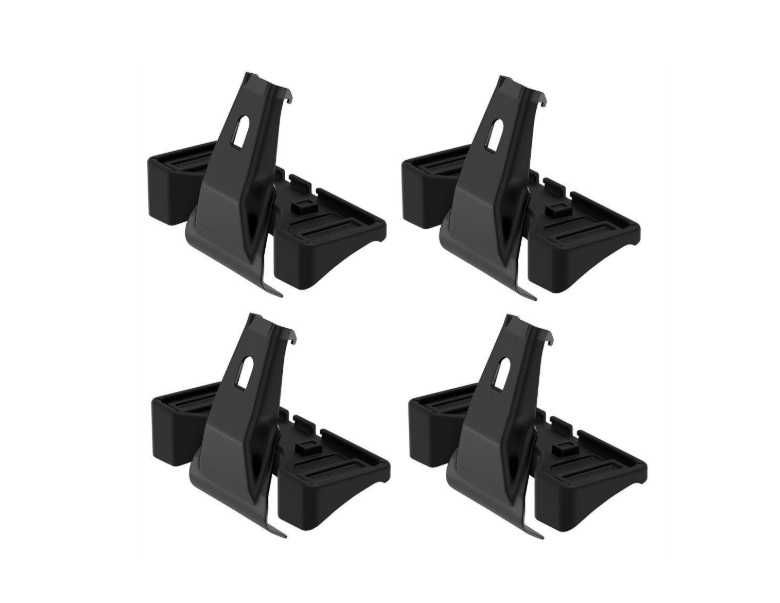 Kit prindere Thule 5016 + Evo Clamp 7105, stare impecabila, folosit pe VW Jetta Hybrid