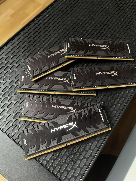 6x8Gb Memorie Kingston HyperX Predator Black, DDR4, 2666MHz, CL13