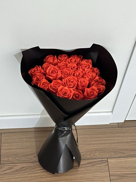 Букет цветов атласный