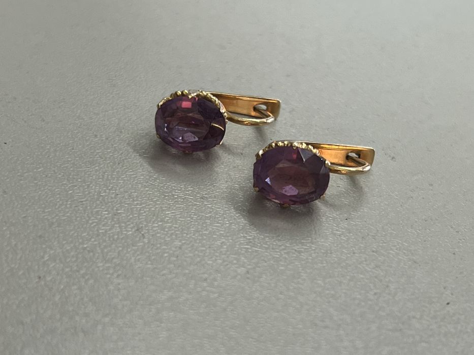 Золотые серьги 583