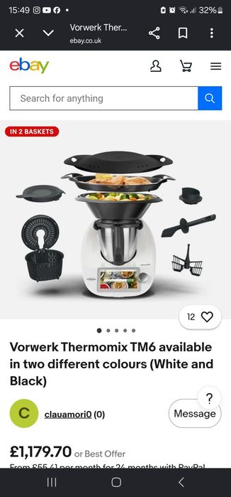 Thermomix TM 6 full box