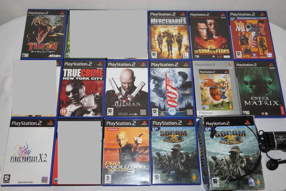 Лот от 187 игри за PS2 Turok/50 Cent/Star Wars/Ratchet And Clank/Sonic