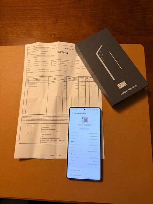 Vand Samsung S25 Ultra 512 Gb Titanium-Garantie Noiembrie 2027