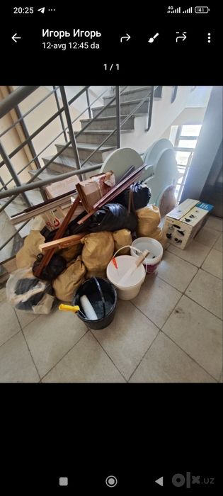 Вывоз строительного мусора старой мебели и хлама