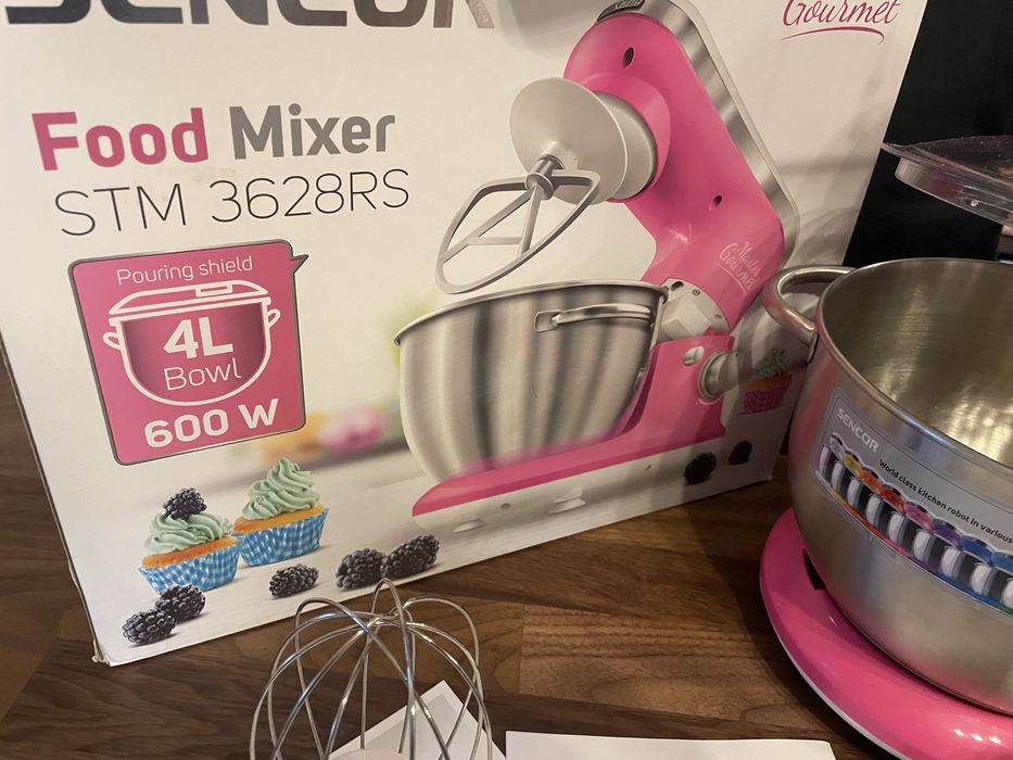 Sencor STM 3628RS, 600 W кухненски робот планетарен миксер