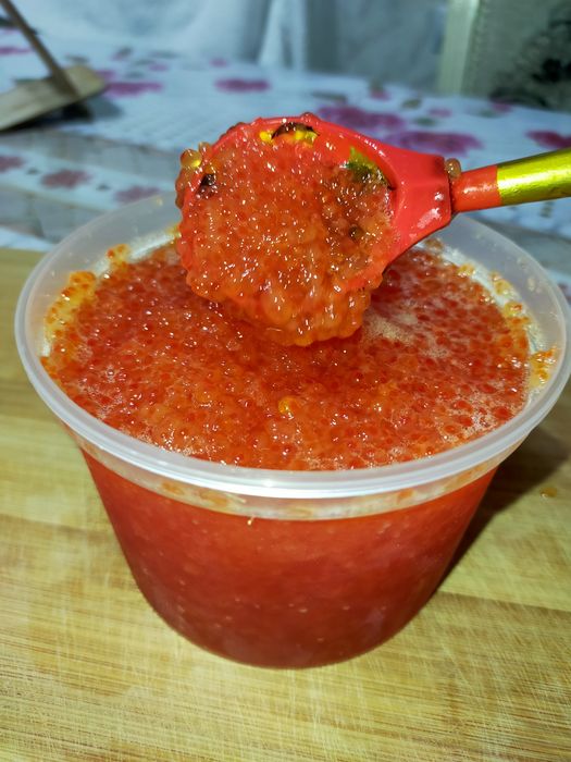 Икра форели малосольная