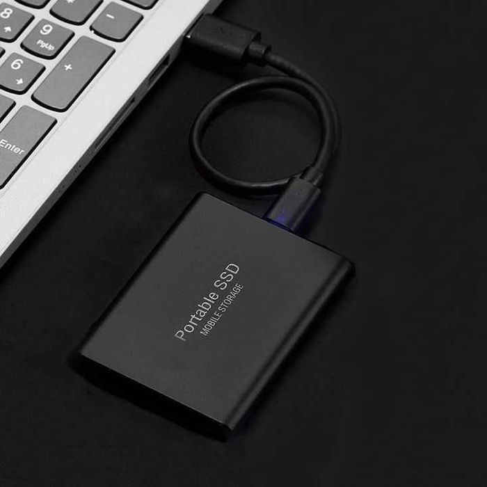 Hard disk extern SSD,2TB,USB 3.1,pentru PC Mac Desktop Laptop,nou
