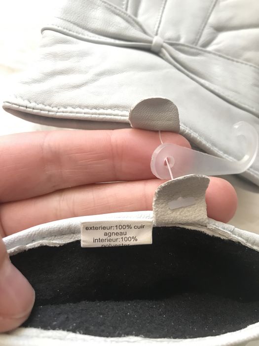 Manusi dama din piele,material vatuit