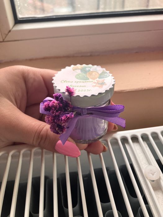 Ароматни подаръчета от соев восък