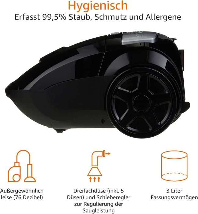 Прахосмукачка с торба Amazon Basics 700W 3.0L