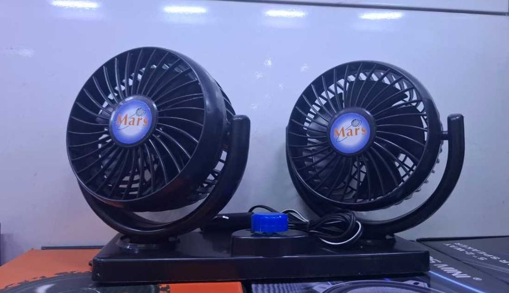 Автомобильный вентилятор 360° (12V / 24V)