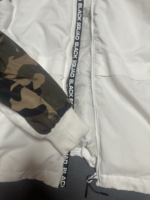 Geaca barbati blacksquad alba M