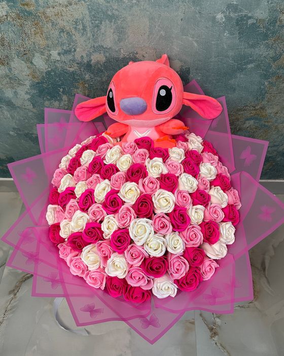 Buchet trandafiri sapun oferta