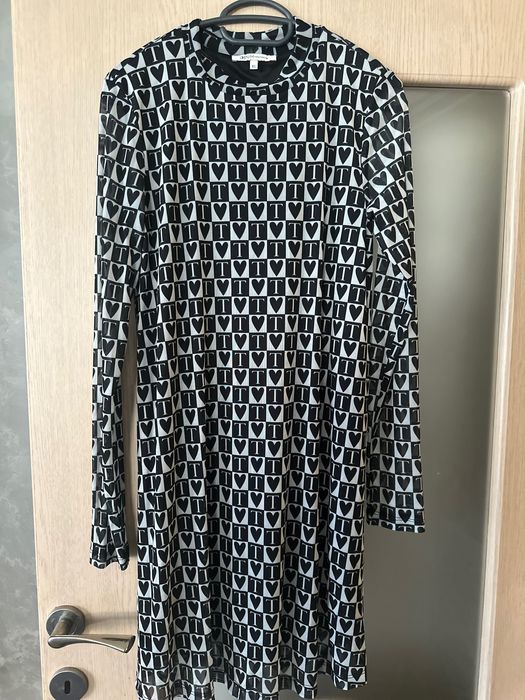 Дамска рокля Tom Tailor черно и бяло