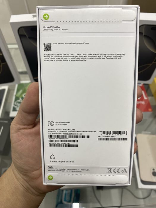 Айфон 16 про макс 1024гб 5ж