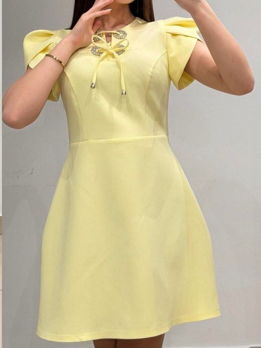 Елегантна къса рокля - S