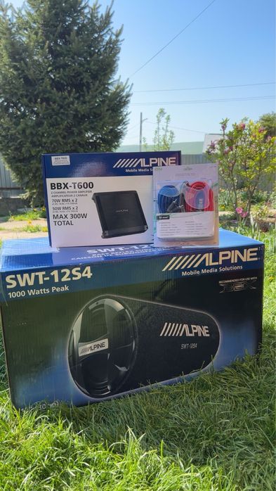 Vand subwofer Alpine