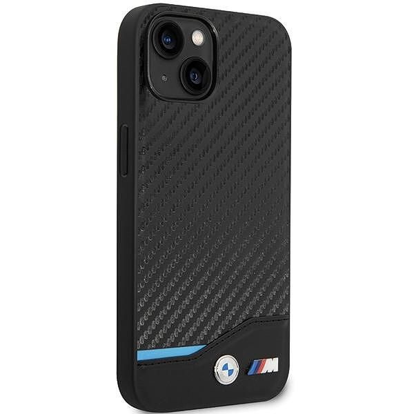 Case bmw bmhcp13mrpslk iphone 13 / 14 / 15 6.1" black hardcase leather