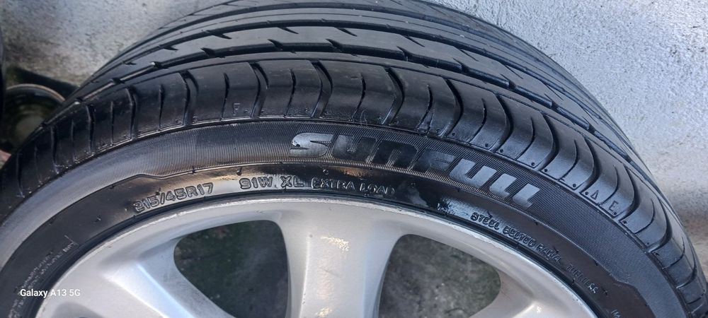 Лети джанти с летни гуми 17"