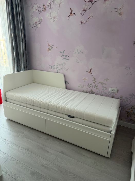 Pat Ikea Divan Flekke cu 2 saltele