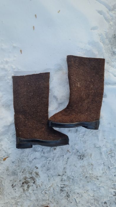 Валенки на резиновой подошве