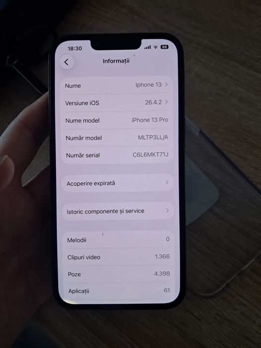 Iphone 13 pro stare buna