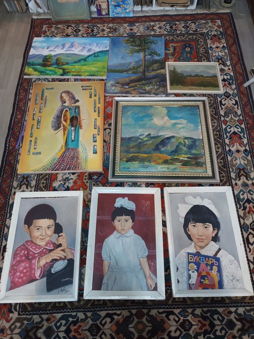 Картины масло панно