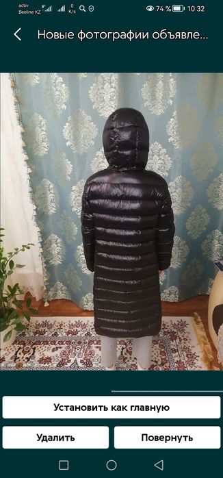 Продам зимнее, утеплённое пальто для девочек