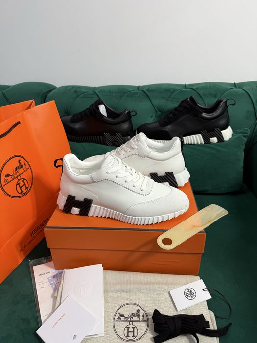 Adidasi Hermes piele naturala 100% Full Box colectie noua