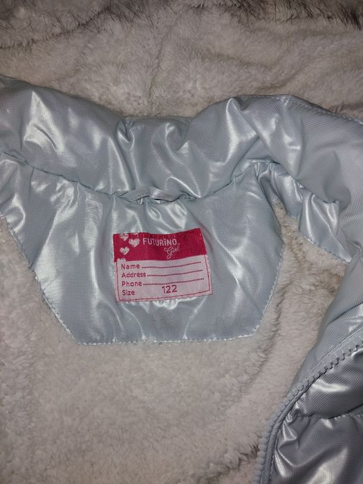 Зимний пуховик для девочки