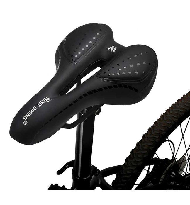 Sa sea confortabila cu gel moale amortizare soc bicicleta waterproof