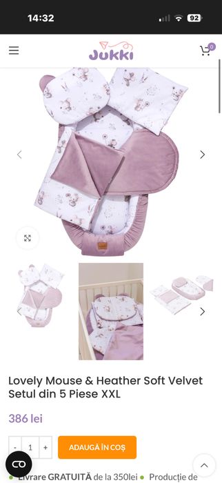 Baby nest Jukki impecabil  XXL