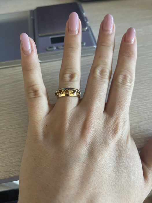 Inel aur galben 14k cu citrine