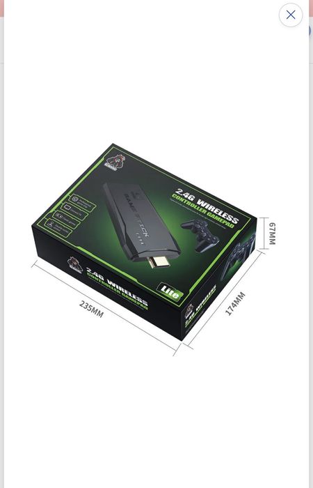 Ретро конзола Геймпад/Gamestick 4K TV Конзола с 3500+ игри/2 безжи