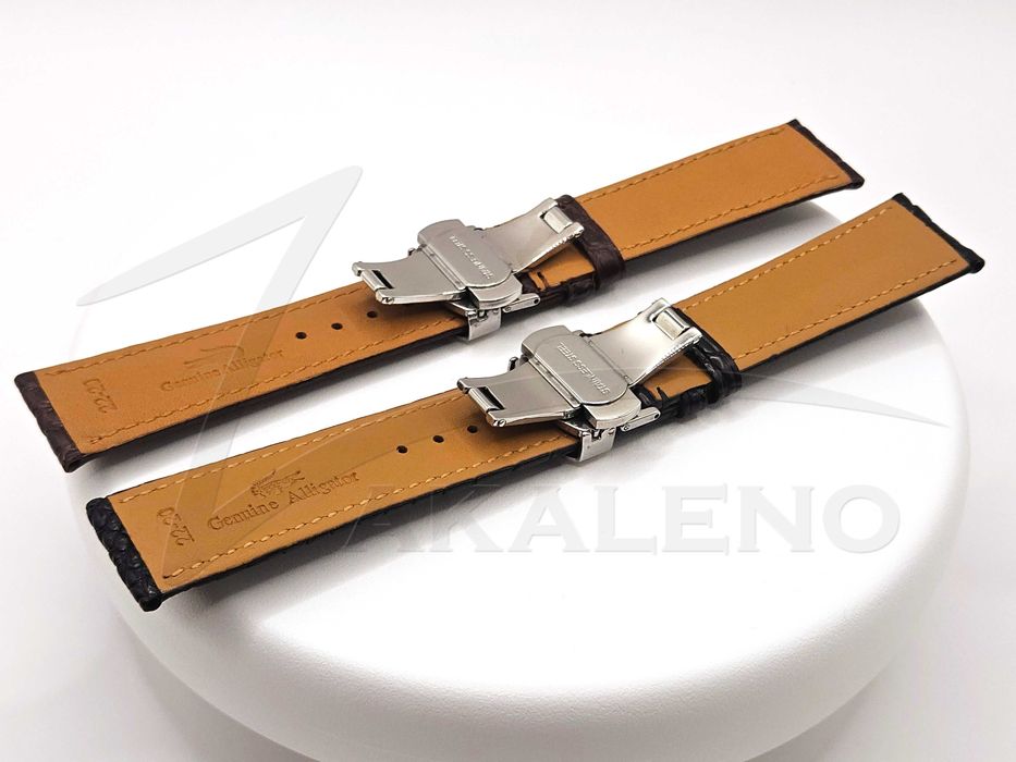 GL10 каишка 100% крокодилска кожа за Huawei Watch Galaxy Xiaomi Apple