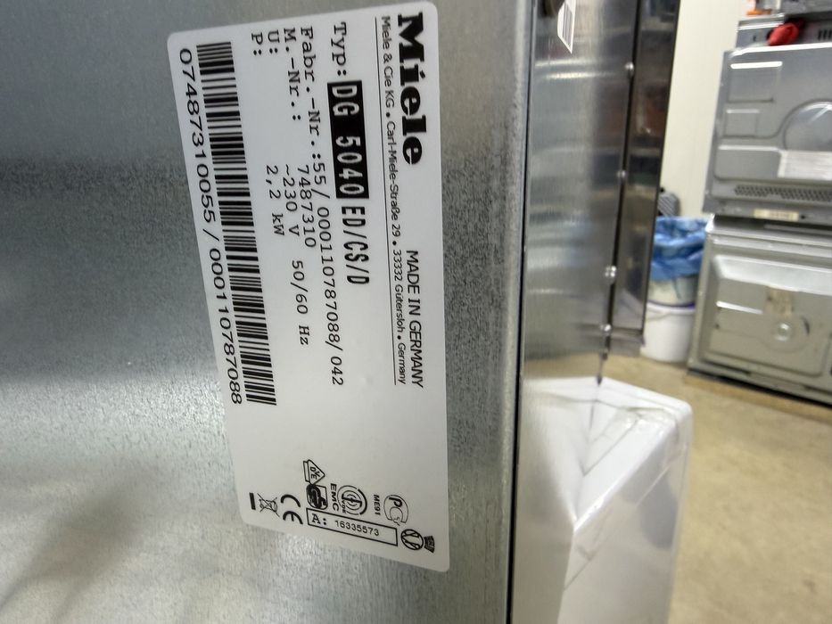 Miele парна Фурна ВхДхШ 45/55/60 Germany Гаранция