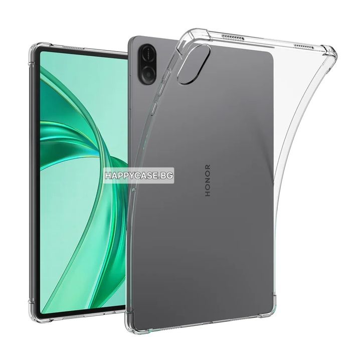 Honor Pad X8b 11.0" 2026 / X8a 11.0" 2024 / Усилен прозрачен TPU силиконов кейс гръб за таблет