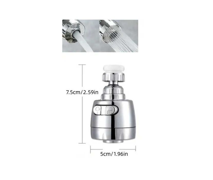 Гъвкав удължител за смесител за кухня или баня