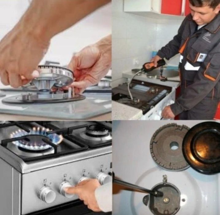 Ремонт газовых плит Установка Подключение Замена Жиклеров Не дорого