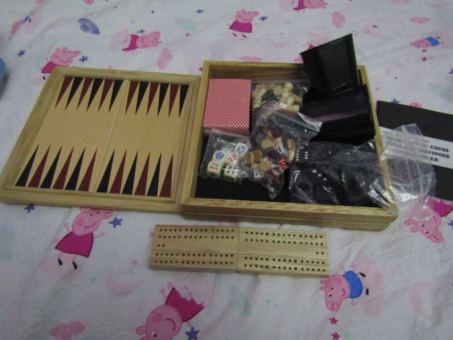 Дървена игра 7в1