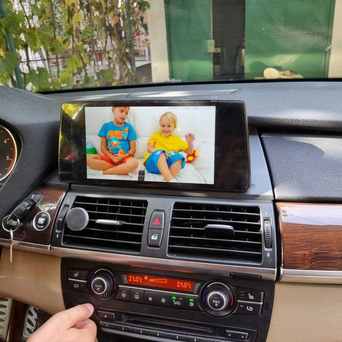 Navigatie android 8GB BMW X5 X6 Carplay Waze YouTube