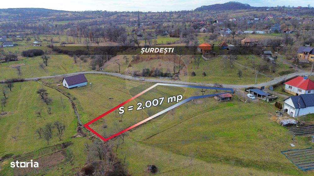 Teren intravilan de vanzare Șurdești