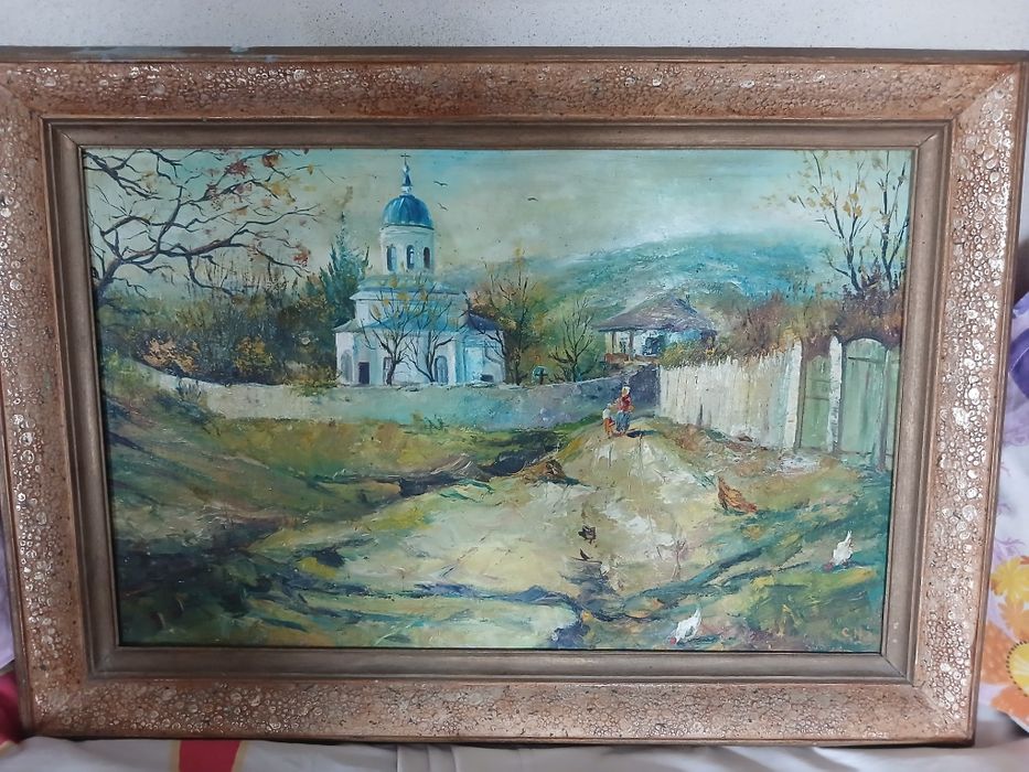Vând tablou vechi ,mărime 60/40 Preț negociabil