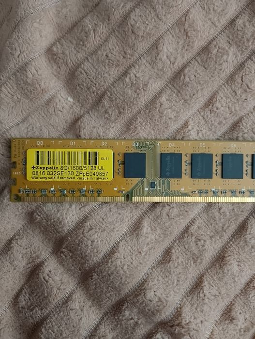 Озу zeppelin 8gb,  ddr оперативный память