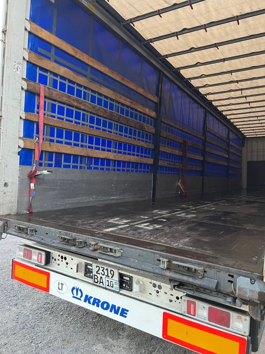 полуприцеп тентовка тент pritsep krone 2016 с бортом