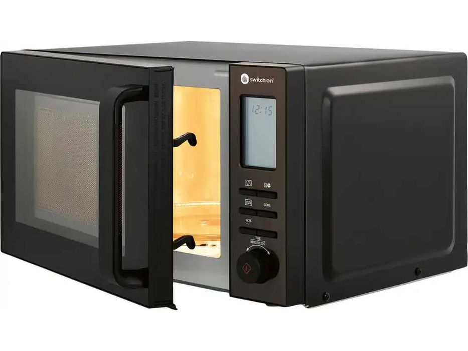 НОВИ! Микровълнова фурна с грил и 10 програми 800W 20л