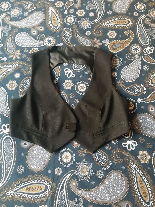 Vesta de dama neagra XS-S