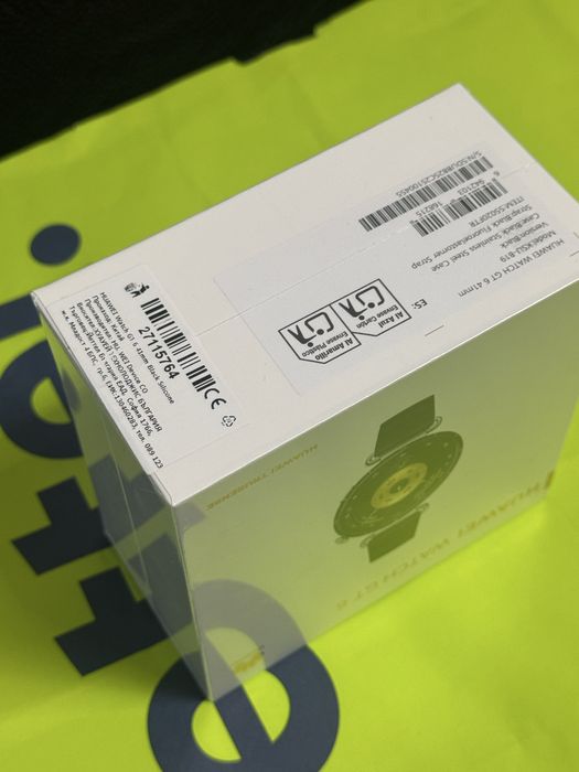 ЗАПЕЧАТАН 41mm Huawei watch GT 6 Гаранция Yettel 2028 Black